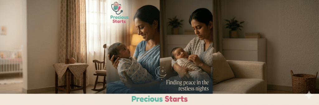 Newborn Sleepless Nights - Dr Bindu Preciousstarts Guides You for Restful Sleep